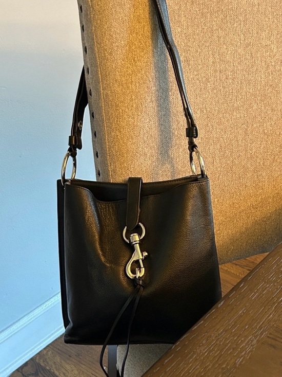 Rebecca Minkoff Handbags - Rebecca Minkoff Black Leather Megan Shoulder Bag
